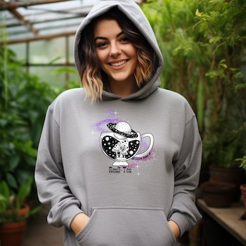 'A Little Dose of Reali-Tea' Unisex Hoodie Sweatshirt - Say Bloom