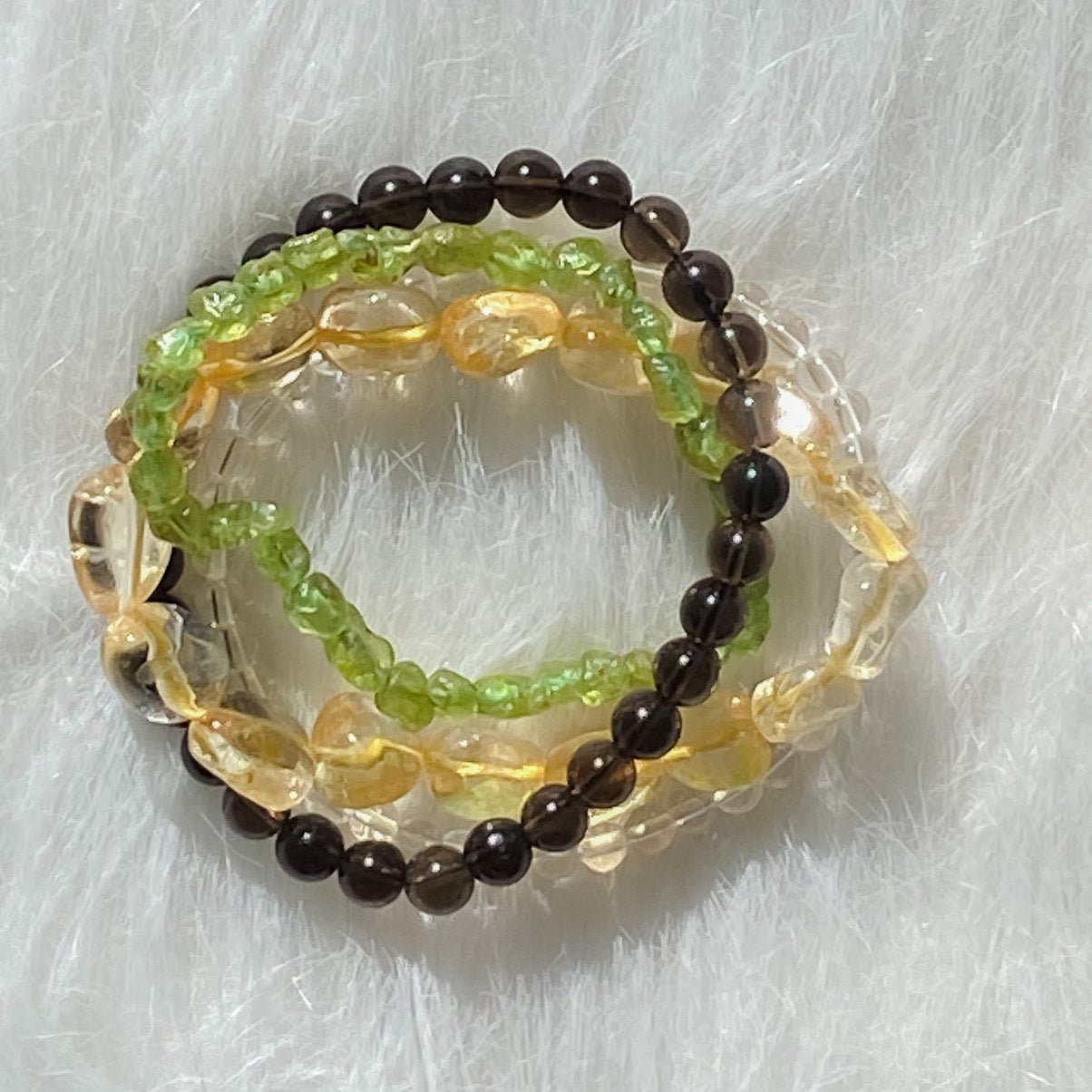 Abundance and Prosperity Intention Bracelet Stack - Say Bloom