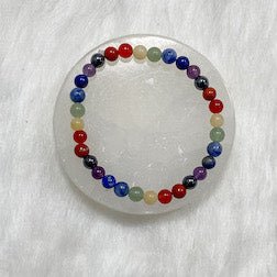 Chakra Alignment Crystal Energy Bracelet: Inner Energy Ensemble - Say Bloom