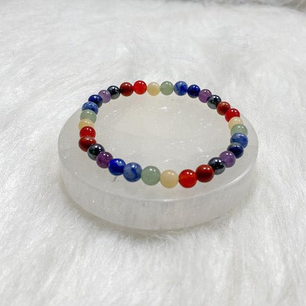 Chakra Alignment Crystal Energy Bracelet: Inner Energy Ensemble - Say Bloom