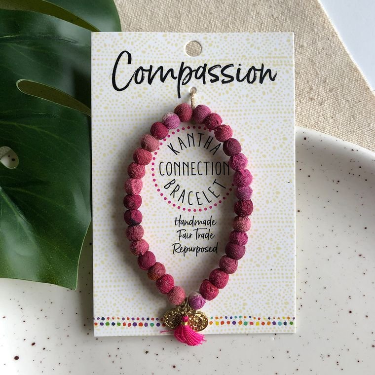 Kantha Connection Bracelet - Compassion - Say Bloom