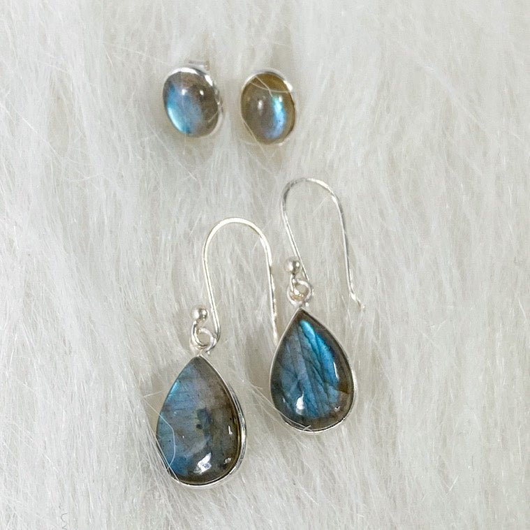 Labradorite 'Mystic Aura' Earrings - Say Bloom