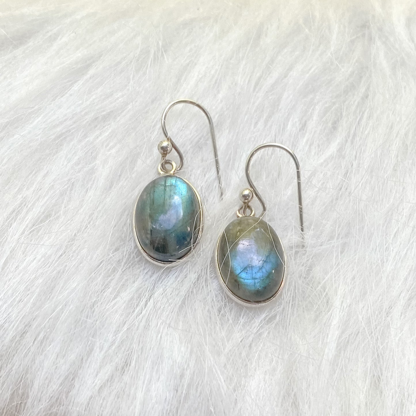 Labradorite 'Mystic Aura' Gemstone Earrings - Say Bloom