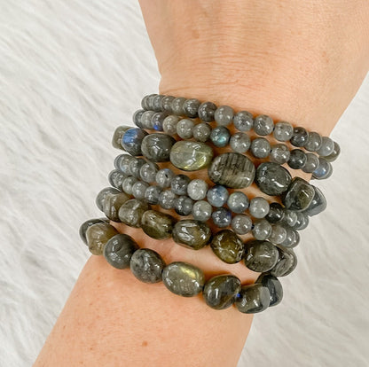 Labradorite Transformation Energy Bracelet - Say Bloom