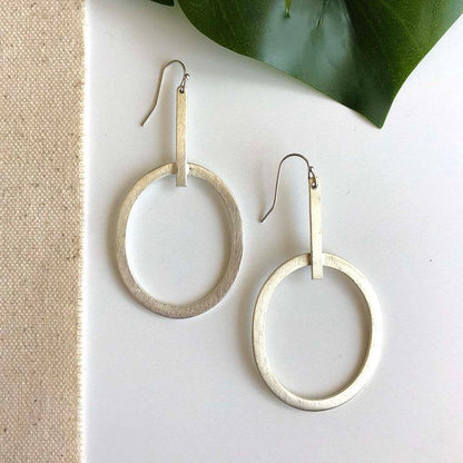 Minimalist Elongated Hoops