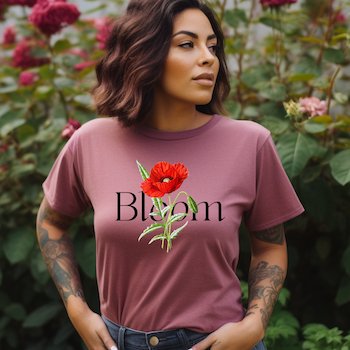 'Perfect Bloom' Unisex Short Sleeve Tee - Say Bloom