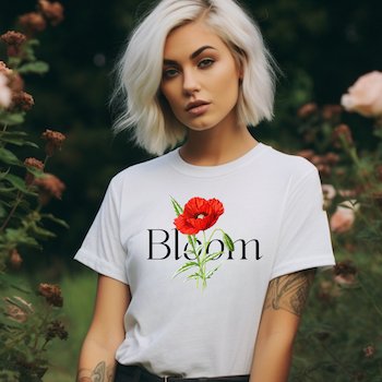 'Perfect Bloom' Unisex Short Sleeve Tee - Say Bloom