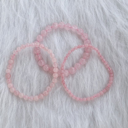 Rose Quartz Energy Bracelets - Say Bloom