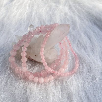 Rose Quartz Energy Bracelets - Say Bloom