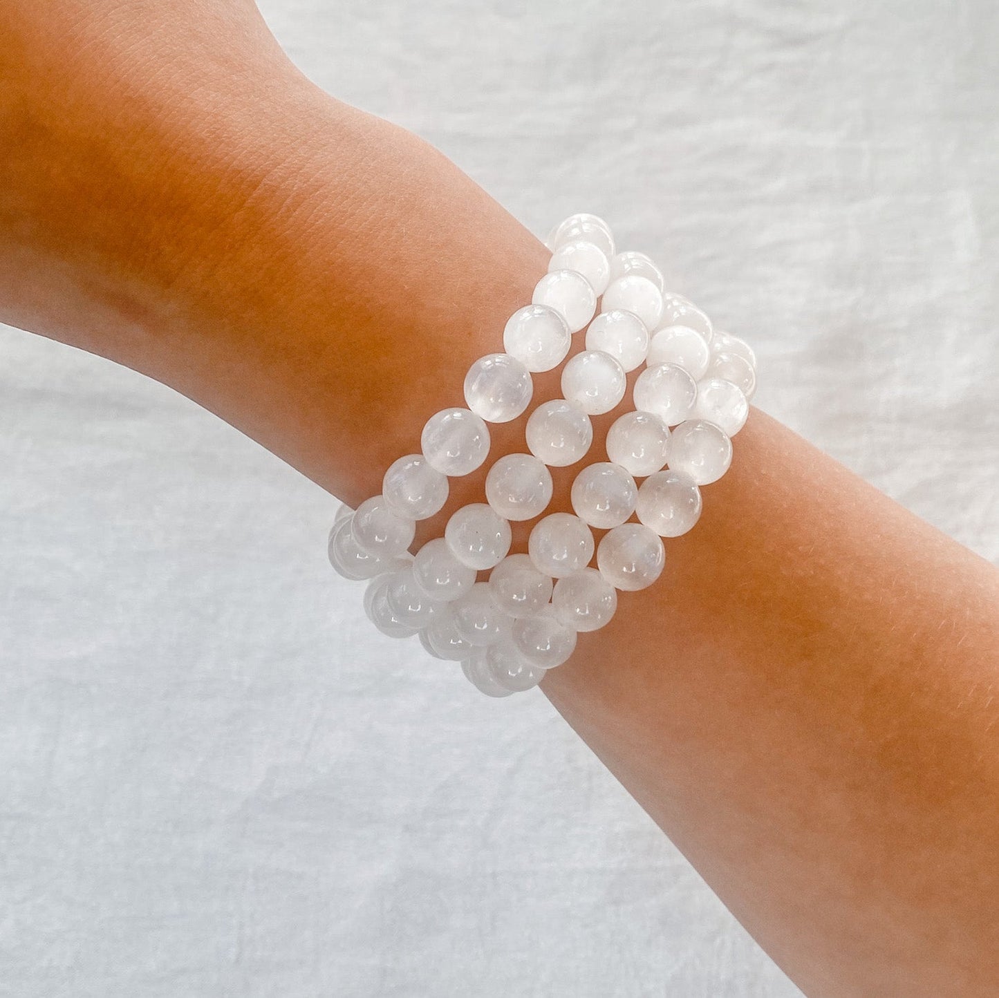 Selenite Energy Bracelet - Say Bloom