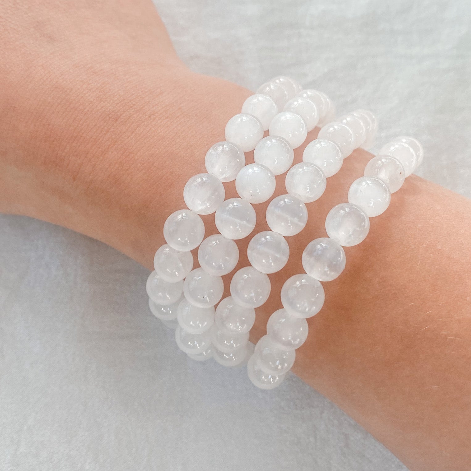 Selenite Energy Bracelet - Say Bloom