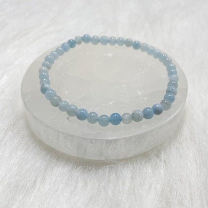 Serene Embrace: Aquamarine Crystal Energy Bracelet - Say Bloom