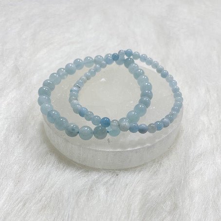 Serene Embrace: Aquamarine Crystal Energy Bracelet - Say Bloom