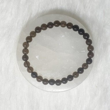 Smoky Quartz Crystal Energy Bracelet: Dissolve Negativity, Embrace Clarity - Say Bloom