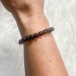 Smoky Quartz Crystal Energy Bracelet: Dissolve Negativity, Embrace Clarity - Say Bloom