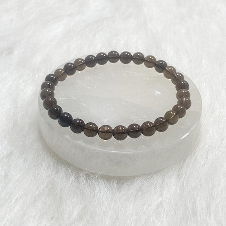 Smoky Quartz Crystal Energy Bracelet: Dissolve Negativity, Embrace Clarity - Say Bloom