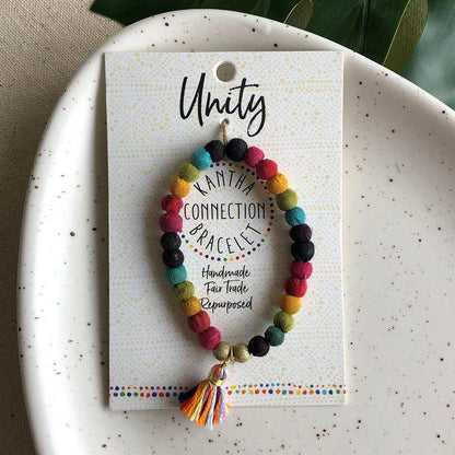 Unity Kantha Connection Bracelet - Say Bloom