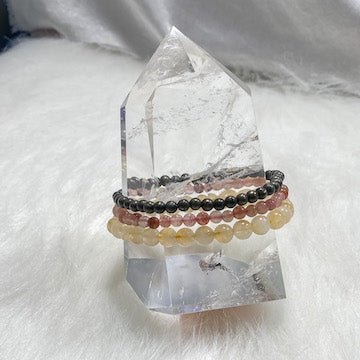 Warrior's Fire: Pyrite Energy Crystal Bracelet - Say Bloom