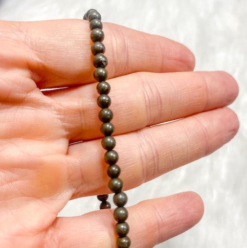 Warrior's Fire: Pyrite Energy Crystal Bracelet - Say Bloom